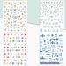 Whaline 3D Nail Art Stickers - 1000+ Self-Adhesive Designs for Women & Girls | Flamingo, Cactus, Fruits, Ocean & More | Manicure DIY & Nail Salon | 12 Sheets - Buy Online on SooperMarket.com