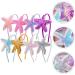 Minkissy Seestern Headband Set - 8pcs Sequin Mussel Marine Animal Hair Bands for Mermaid Cosplay & Girls' Birthday Gifts - Buy Online on SooperMarket.com