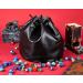 PUGED Large Dragon Leather Drawstring Dice Bag for RPG MTG Games - Black - Buy Online on SooperMarket.com