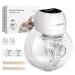 Kissbobo revolutionary milk pump electrical milk pump electrically portable with 4 modes and 12 steps optimal comfort with timer 21 mm/24 mm (white/1 piece) pink 1 piece