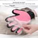 Timjjg Pink Hair Removal Gloves & Stainless Steel Nursing Comb for Cats & Dogs | Pet Massage & Litter Cleanup - Buy Online on SooperMarket.com