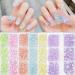 1Box Mixed Nails Art Decorations 3D Beads Nail Easy Installation And Removal Add Charm To Your Nail Nail Supplies Purple - Buy Online on SooperMarket.com