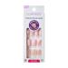 KISS imPRESS No Glue Mani Press-On Nails Design 'This Feeling' Light Pink Petite Size Squoval Shape Includes 30 Nails Prep Pad Instructions Sheet 1 Manicure Stick 1 Mini File