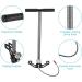 High Pressure Hand Pump | Stainless Steel Airgun PCP Pump with Gauge | 0-6000 psi | Black - Buy Online on SooperMarket.com