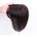 Hair Extensions Human Hair for Women with Thinning Hair Topper Clip in Hairpiece with Bangs 12x12cm Silk Straight Top 20cm Dark Brown Liummrcy  - Buy Online on SooperMarket.com