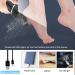 Rechargeable Electric Foot Callus Remover Kit | Waterproof Pedicure Tool with 4 Grinding Heads | Foot Care for Dead Skin | Ideal Gift - Black - Buy Online on SooperMarket.com