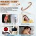EnerCoppeX Copper Magnetic Bracelet for Women - Detox Jewelry with 3500 Gauss Magnet (CPB-1072SG) - Buy Online on SooperMarket.com