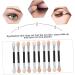 BELLIFFY 20pcs Latex Eye Shadow Stick Cosmetic Makeup Gadgets Eye Makeup Eyeshadow Sponge Plastic - Buy Online on SooperMarket.com