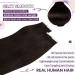 Shop Laavoo Dark Brown Real Hair Tape Extensions - 45cm Seamless & Invisible - 20 Pieces (50g) - Perfect Hair Recovery Solution - Buy Online on SooperMarket.com