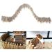 Zerodis 50cm Wooden Hamster Bridge - Flexible Climbing Platform & Cage Accessory for Mice Chinchillas & Small Pets - Buy Online on SooperMarket.com