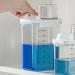 Veesper Laundry Detergent Dispenser 1800ml Clear Airtight Washing Powder Dispenser with Scale and Cup Detergen Box for Solid Liquid Laundry Detergent Dispenser Washing Powder Dispenser 1800ml With Scale - Buy Online on SooperMarket.com