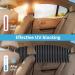 ZATOOTO Magnetic Car Side Window Sunshade Set - 4PCS Black | UV Protection & Privacy Curtains for Baby | Blackout Car Window Shade - Buy Online on SooperMarket.com
