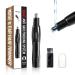 Unisex Nose Hair Trimmer 3D Arch Cutter Waterproof Washable Easy Clean Hypoallergenic 20-in-1 Grooming Tool Portable Cordless One-Button Design