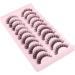 Parriparri Russian Strip Lashes - 10 Pairs Curly False D Curl Volume Lashes - Buy Online on SooperMarket.com