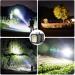 AlpsWolf Rechargeable LED Spotlight Flashlight | 10000mAh Capacity 1200LM | Waterproof Camping Flashlight with USB Output, Power Bank Function | 20h Standby, 3+4 Light Modes - Buy Online on SooperMarket.com
