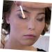 PLAFOPE 50pcs Double Ended Eyeshadow Brush Cosmetic Eye Shadow Sticks Eyeshadow Makeup Sticks Plastic - Buy Online on SooperMarket.com