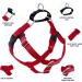 2 Hounds Design Freedom No-Pull Dog Harness for Easy Walking | Adjustable & Gentle Control | Made in USA | Red | Large (Chest 28-32) - Buy Online on SooperMarket.com