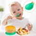 Suction Bowl Set for Babies & Toddlers | Bamboo Wood Feeding Bowl with Lid & Spoon | Stay Put Tableware for Easy Cleaning | Ideal for Weaning Journey - Buy Online on SooperMarket.com