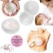 12pcs Bamboo Nursing Breast Pads w/ Laundry Bag - Contoured Leak-Proof Breastfeeding Nipple Pad for Maternity, Reusable Nipple Covers for Breastfeeding - Pastel Touch, 4.5 inch - Buy Online on SooperMarket.com