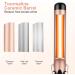 LXMTOU 38mm Large Barrel Curling Wand for Big Curls on Long, Thick Hair - Adjustable Temperature Curling Iron with Glove - Auto-Off Feature - Gold - Buy Online on SooperMarket.com