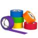 Craftzilla Colored Masking Tape 6-Roll Multi Pack - Vibrant Rainbow Craft Tape for Arts & Crafts - 180ft x 1 inch - Buy Online on SooperMarket.com
