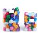 Voviggol 20-Pack Sparkle Cat Balls - Large Glittering Pom Pom Toys for Indoor Kittens - Fuzzy Colorful Balls - Buy Online on SooperMarket.com