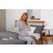 Irdcomps Women's Maternity Pyjamas Set - Cotton Nursing Nightwear PJ Set for Breastfeeding, Long Sleeve Sleepwear, Pregnancy Hospital Home - M Grey - Buy Online on SooperMarket.com