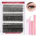 Rxuaw DIY Eyelash Extension Kit with and Seal Wispy D Curl Individual Lashes Kit for Self Application at Home Combination 1 - Buy Online on SooperMarket.com