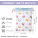 Seaur Cloth Diaper Pockets - Washable & Reusable Organizer Bag for Beaches Fitness Hiking & Travel | 30x40 cm | Color 11 - Buy Online on SooperMarket.com
