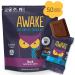 AWAKE Caffeinated Chocolate - Dark Chocolate - Pack of 50 - 0.48 Oz.