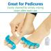 ViveSole Toe Stretchers Separators (4 Pieces) - Gel Therapeutic Spa Spacer for Bunions, Hammer Toe, Plantar Fasciitis - Metatarsal Pain Relief - Blue Medium - Buy Online on SooperMarket.com