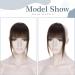 Clip in Fringe Extension Air Bangs With Temples Clip in Bangs 100% Remy Human Hair French Bangs Hairpieces #02 Dark Brown - Buy Online on SooperMarket.com