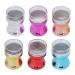Nail Art Stamping Plate 1 Set Nail Art Stamper Nail Stencils Clear Nail Art Silikon Stamping Jelly with Schaber-Set Nail Art Supplies Transparent Visible Body 3d Nail Art Stencils Tool for