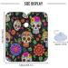 Kigai Skull Flowers Barber Cape | Professional Waterproof Hair Cutting Cape for Men & Women | Adjustable Snap Closure Hairdressing Cape - Buy Online on SooperMarket.com