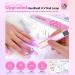 SAVILAND 12W Handheld LED UV Nail Lamp Fast Curing: Portable Mini UV Nail Lamp for Gel Nails 3 Timers 10/30/60S LED UV Lamp Rechargeable USB Nail Dryer for Home Personal DIY Self Use C-Pink Handheld Nail Lamp - Buy Online on SooperMarket.com