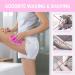 Koiernr Crystal Hair Eraser - Portable Mild Epilator for Painless Hair Removal - Skin Exfoliator Tool for Men and Women - Gold+Rose Red - Buy Online on SooperMarket.com