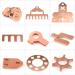YebiO Pure Copper Tape Copper Skin Copper Foil Copper Skin Copper Sheet Grounding Copper Tape Grounding Copper Skin Red Copper Strip/0.1Mm*100Mm*1000Mm - Buy Online on SooperMarket.com