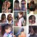 48 Pcs Colorful 21 Inch Straight Clip in Hair Extensions - Rainbow Multi-color Synthetic Long Hairpiece for Women, Girls, and Kids - 24 Colors, Perfect for Parties and Highlights - Buy Online on SooperMarket.com