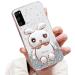 Tivenfezk Nadoli for Samsung Galaxy S20 Fe Hase Hidden Stand Shell caricature glitter rabbits stand Soft silicone bling cell phone case transparent protective cover samsung galaxy s20 fe clear