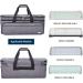 NICOGENA Double Layer Carrying Case for Cricut Explore Air 2 & Maker - Grey | Mat Pocket & Large Front Pockets for Tools & Supplies - Buy Online on SooperMarket.com