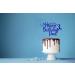 Personalized Happy Birthday Glitter Cake Decoration | Custom Colors & Names | Cakeshop - Buy Online on SooperMarket.com