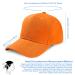 Aomig Unisex Baseball Cap - Adjustable Sun Protection Cap for Men & Women - Outdoor Running Tennis Golf Travel (Orange) - Buy Online on SooperMarket.com