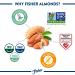 Fisher Sliced Almonds 24 oz - Unsalted, Gluten Free, Non-GMO, Keto, Paleo, Vegan Friendly - Buy Online on SooperMarket.com