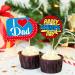 Neamou Dad Cupcake Toppers | Cake Cupcake Decorations - Cupcake Picks Cake Toppers Ake Cupcake Decorations Birthday Party Cake Decorations Toppers Picks - Buy Online on SooperMarket.com