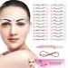 Eyebrow Stencil  24 Eyebrow Shaper Kit  Reusable Eyebrow Template With Strap  3 Minutes Makeup  Suitable for 98% 24pcs