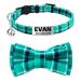 Tagme cats collars with names and telephone number kitten neck band with safety closure and bell turquoise 1 pack turquoise