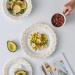 Dinnerware Dishes Plates Ceramic Embossed Dinner Plate Dinner Household Tableware Fruit Plate Dim Sum Plate Dinner Plate Baking Plate Kitchen Tableware Dinner Restaurant Family Party Plates (Size : 2 25cm - Buy Online on SooperMarket.com