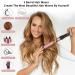 5-in-1 Ceramic Curling Wand Set with LCD Display - Interchangeable Waver Curling Iron for Long/Short Hair - Pink - Buy Online on SooperMarket.com