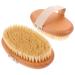 FRCOLOR 2pcs Body Brush Hair Massage Brush Handheld Scrubber Cleaning Accessories Dry Body Brush Body Skin Care Hand Held Scrubber Household Bath Brush Shower Back Brush Shower Scrubber