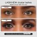 LASHVIEW DIY Lash Extension Cluster Lashes 0.10mm 56D 9-14mm Mixed Reusable - Soft, Lightweight Wide Band Lash Cluster Kit - Buy Online on SooperMarket.com